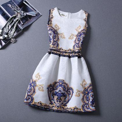 Elegant Sleeve Floral Dress