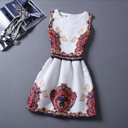 Elegant Sleeve Floral Dress