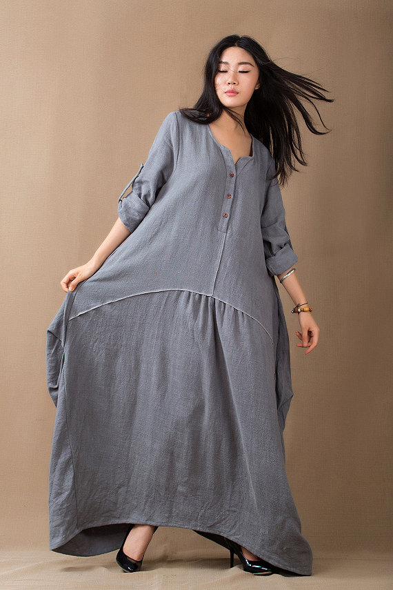 plus size loose fitting dresses